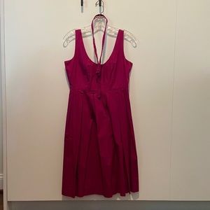 J Crew size 4 100% cotton empire waist belted dress